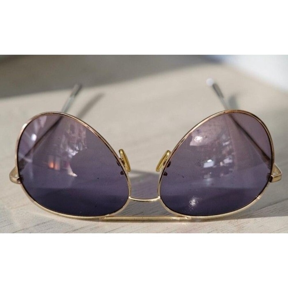 Sungait Aviator Sunglasses Gold Frame Purple Gradient 1603 62 15 140